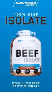 Everbuild Nutrition 100% Beef Isolate 4lbs Susu Whey Protein Sapi