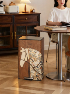 MEISD | Vintage Style Pedal Trash Can Large Capacity