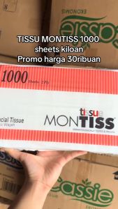 Tisu Montis Kiloan 1000sheet 2Ply: Solusi Tisu Kiloan Murah