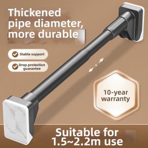 WEILAISHI | Drill-Free Bathroom Clothes Storage Rack Wall Mounted