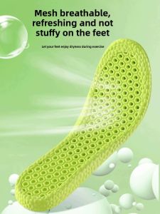 Thick Cushioning Shock Absorption Breathable Ultra Soft Pain Relief Sweat Absorbing Anti-Odor Running Insoles