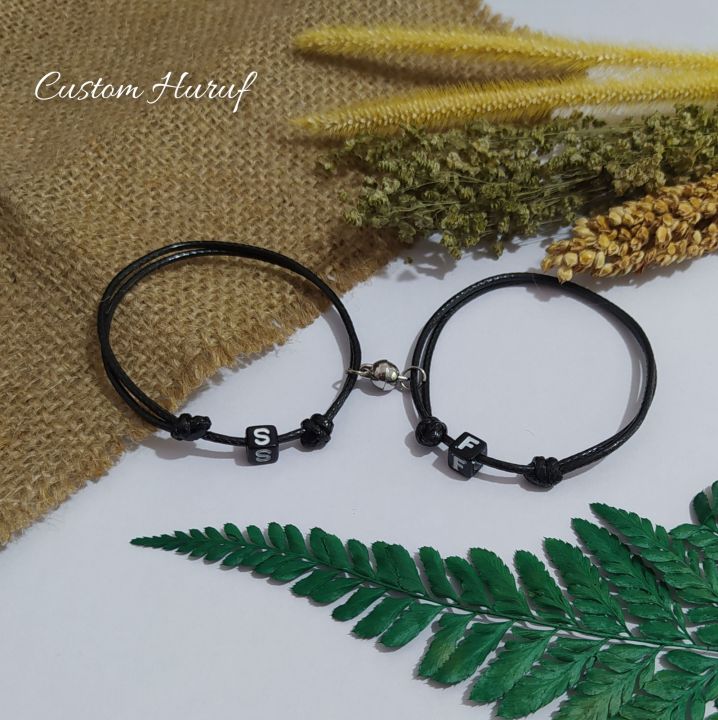 Gelang%20Couple%20Magnet%20Soulmate%20Bandul%20Kunci%20Gembok%20Isi%202%20pcs%20-%20Image%202