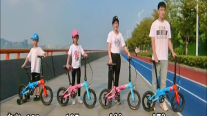 Sooibe 003/007 14"/16" Children Kids Foldable Bike with Training Wheels Folding Bicycle Foldie Bifold 14inch 16inch