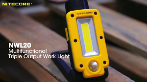 Nitecore NWL20 Work LED Light 600 Lumens Rechargeable COB Light
