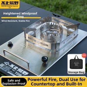BUZHIHUANGYE | Portable Gas Stove High Power Windproof