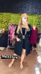 LONG BLAZER WANITA SCUBA PREMIUM BEST SELLER BISA COD / BLAZER VIRAL