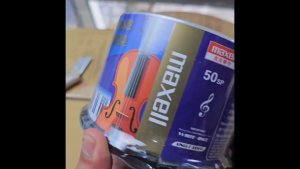 CỌC 50 ĐĨA CD Maxell chuyên dụng cho AUDIO ghi đãi âm thanh chất lượng cao tương đương phono.