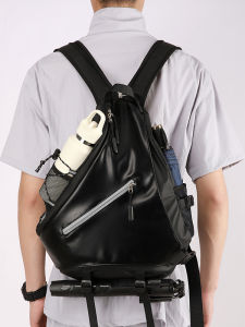 Túi Đeo Vai Nam Dung Tích Lớn Chống Thấm Nước Túi Đeo Ngực Thể Thao Ngoài Trời Túi Đeo Vai Đôi Túi Đựng Đồ Leo Núi Bằng Da PU