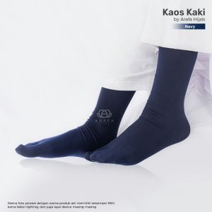 Kaos Kaki Jempol Warna Navy by arafa hijab
