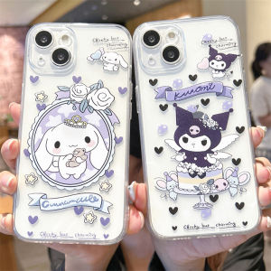 Cartoon Cinnamon Dog Kurokos Couple Suitable iPhone 15 Ultra Phone Case Apple 14 pro Soft Shell 13 Transparent 12 Mini Silicone 11 Transparent Xsmax Anti-fall 16 Cute 7/8 plus