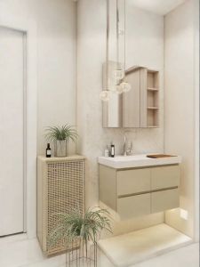 Kohler | Modern Simple Ceramic Bathroom Vanity and Sink Combination Makeup Cabinet