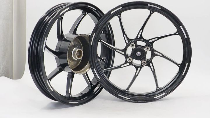 MUTAKIN CNC Mags 8 Spoke For  Click125/Click150 1.8x2.15x14s Front Disc 4 Holes Rear Drum