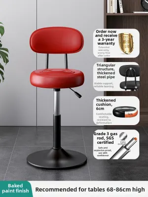 Adjustable Bar Stool for Cashier and Reception Use