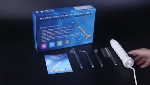 Portable high frequency facial beauty stick facial fumigation instrument skin tightening and rejuvenation wrinkle removal acne removal freckle removl