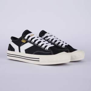 Sepatu sneaker Pria wanita hitam putih Quiferstep orgenzi Black white cewek cowok spatu sneakers sekolah terbaru