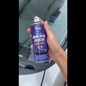 Glass oil film foam cleaner remover front windshield strong oil bubble to remove oil film