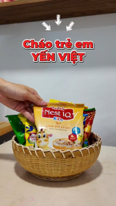 Combo 15 gói cháo yến trẻ em Yến Việt công thức độc quyền bổ sung dưỡng chất trẻ tăng cân cao lớn 50g/gói