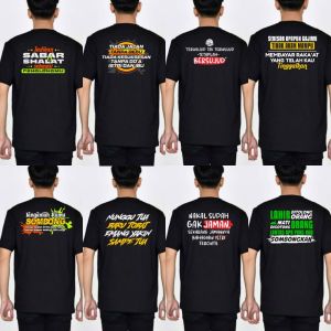 KAOS KATA KATA ISLAMI ( PAKET HEMAT ISI 8 KAOS ) SABLON DIGITAL / KAOS PRIA TERBARU