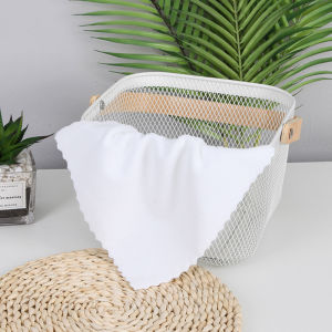 5PCS Suqare Hand Towel Beige Multi-functional Velvet Microfiber Towels For Home Hotel Kitchen Cleaning Dishcloth Towels 25*25cm