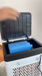 พัดลมไอเย็น 10L ที่บ้าน พัดลมห้องนอน พัดลมไอเย็นขนาดเล็ก เครื่องปรับอากาศเคลื่อนที่ขนาดเล็กในครัวเรือน air cooler พัดลมแอร์ สินค้าเฉพาะจุด พัดลมไอน้ํา เสียงเงียบ เครื่องทำความเย็น