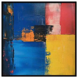 Tranh trừu tượng sơn dầu. Tranh treo tường dán tường Canvas. CGI-305