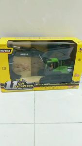 HUINA 1661 rc excavator diecast bucket 11 CH mainan remote alat berat