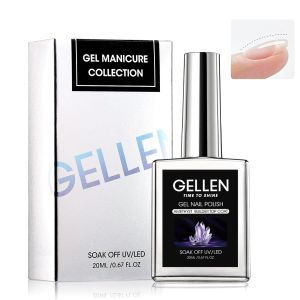 GELLEN Amethyst Builder Gel 20ml 4 in 1 Top Coat Nail Gel Nail Art Extension Apex Building Chrome Nails Professional Salon DIY