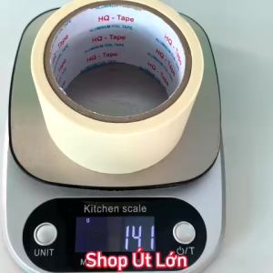 1 Cuộn băng keo giấy màu trắng rộng 6m dài 25 mét lõi giấy 3mm giá tại xưởng