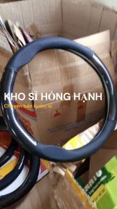 Vô lăng cacbon bọc tay lái ô tô cao cấp bao đẹp cho mọi xe con