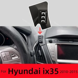 For Hyundai IX35 2010-2015 2013 Car Phone Holder Strong Special Fixed Bracket Base Wireless Charging Cars Accessories Anti-Slip