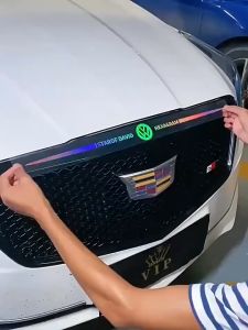 Stiker Mobil Sticker Logo Mobil Car Logo Stickers Wangi Omextra Rainbow Laser Car Sticker Vinyl Wraps & Stickers