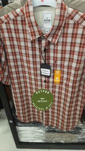 Kemeja MGEE - Kemeja Kasual Lengan Pendek MGEE Alto CKKR 149 Red