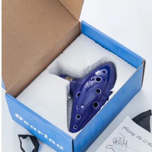 Bandai | Hot Ocarina Ceramic Legend Of 12 Tones Alto C Ceramic Ocarina Musical Instrument with Song Book Neck String Neck Cord