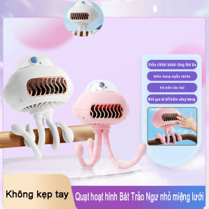 Mini Handheld Fan - Quạt sạc mini 4000MAh - Quạt sạc mini 4000MAh đến trường - Kẹp mọi thứ sạc USB nhỏ gọn và tiện lợi