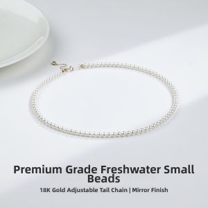 18K Gold Freshwater Pearl Necklace
