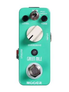 Mooer | MOOER Green Mile Guitarra Effect Pedal Mini Overdrive Effect 2 Working Modes True Bypass Pedal Electric Guitar Accessories