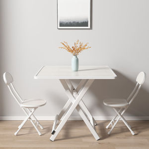 Portable Dining Table Fashion Convenient Household Simple Small Table Dormitory Outdoor Booth Folding Table for Eating