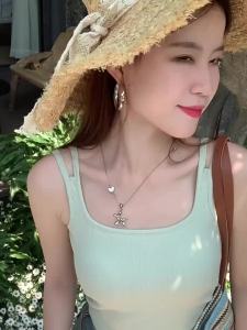 MENGBAI | Áo Ngực Quây Xanh Bọc
