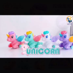 Smile - Mainan Anak Kuda Poni Tarik Bisa Berjalan Ada Lampu / Unicorn Tarik / Kuda Pony Tarik