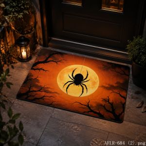VIKAMA Halloween Entryway Mats Soft Non Slip Bathroom Door Mats Indoor Outdoor Rug Decor