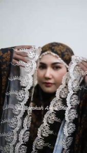 Mukena Dewasa Katun Foil Premium Glitter Mewah Cantik