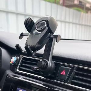 360° Rotatable Car Phone Holder Air Vent Mount with Extended Arm Universal GPS Navigation Bracket for Cars