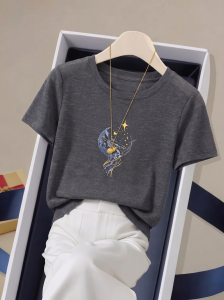 V.C.I | Cool Loose T-Shirt Gray Bamboo Cotton