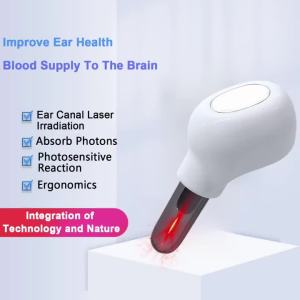 Nút Tai Laser 650nm Điều Trị Ù Tai Viêm Tai Giữa & Viêm Mũi Dành Cho Người Lớn Chất Liệu Nhựa Dùng Được Cho Cả Nam Và Nữ