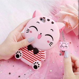 Casing Vivo Y11 Y12 Y12i Y15 Y17 Y16 Y22 Y22s Y35 Y91 Y93 Y95 Softcase 3D Mini Cat Motif Karakter Boneka Kucing Case Mini Cat
