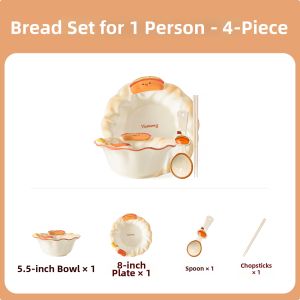 WUXIN | Practical High-End Underglaze Colored Ceramic Dinnerware Set
