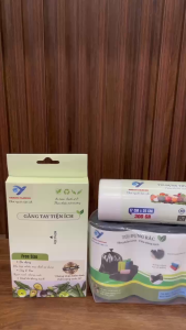 Green Family 1 - Combo Găng Tay + Túi Cuộn Thực Phẩm S + Túi Rác Cuộn S