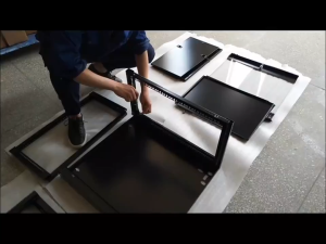 Assembled 9U Wall-Mounted Data Rack: Efficient Network Cabinet Solution for Your Setup