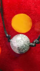 AluminaBead Necklace – Lightweight Orgonite Pendant | Subtle Energy Power Balance & Daily Grounding