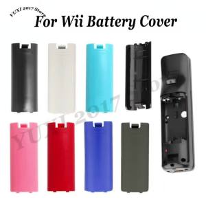 1PC Wireless Game Controller Battery Box Back Cover Replacement For Wii Remote Suitable for All Wii Remotes